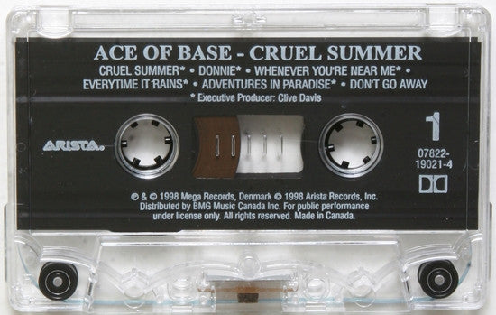 Ace Of Base – Cruel Summer - 1998 Cassette VinylPursuit.com