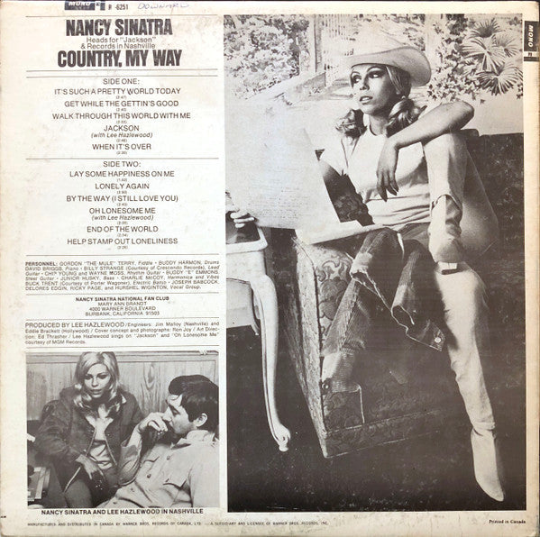 Nancy Sinatra – Country, My Way VinylPursuit.com