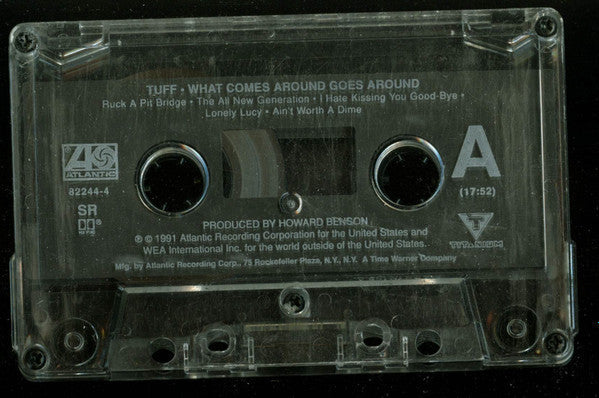 Tuff – What Comes Around Goes Around - 1991 Cassette VinylPursuit.com