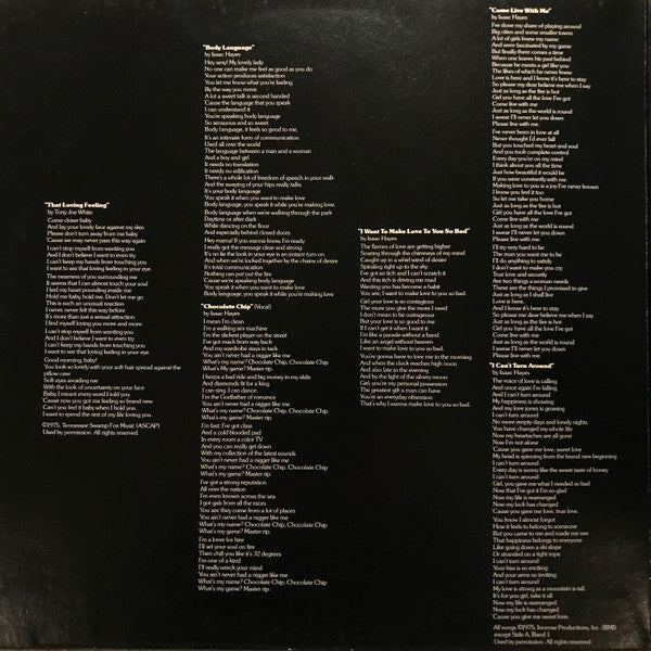 Isaac Hayes – Chocolate Chip - 1975 Original! VinylPursuit.com