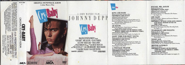 Cry-Baby (Original Soundtrack Album) - 1990 Cassette VinylPursuit.com