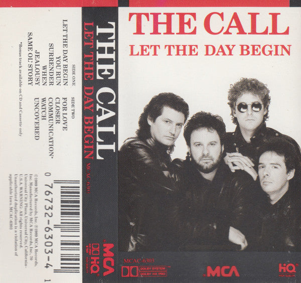 The Call – Let The Day Begin - SEALED!! 1989 Cassette VinylPursuit.com
