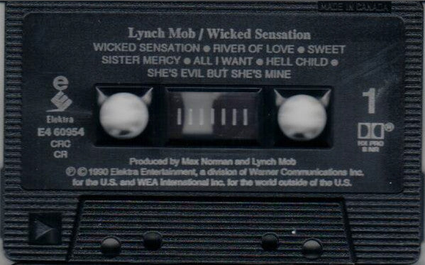 Lynch Mob – Wicked Sensation- 1990 Cassette VinylPursuit.com