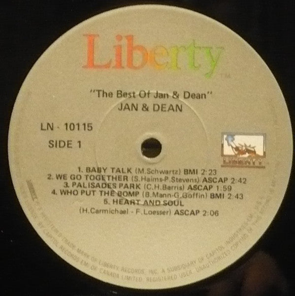 Jan & Dean – The Best Of Jan & Dean VinylPursuit.com