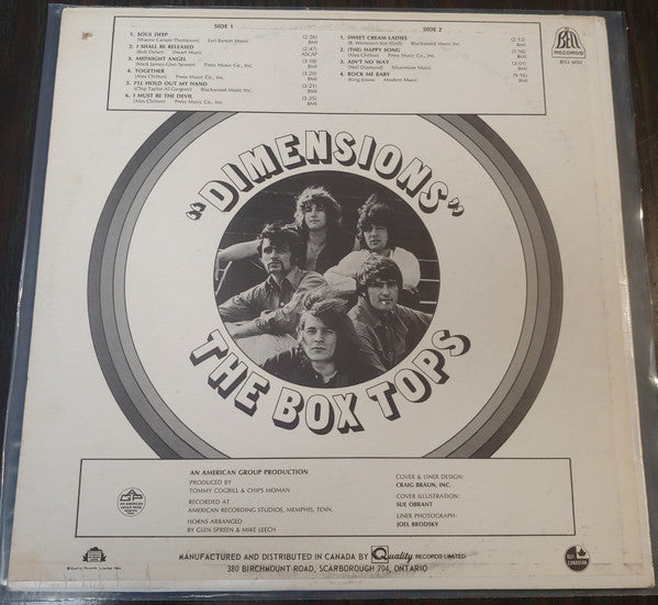 The Box Tops – Dimensions VinylPursuit.com