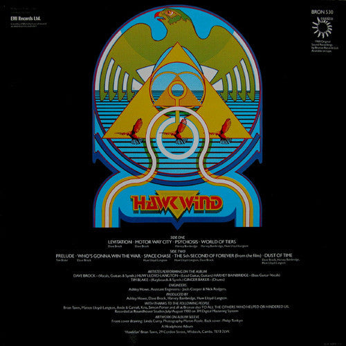 Hawkwind – Levitation - 1980 UK Pressing! VinylPursuit.com
