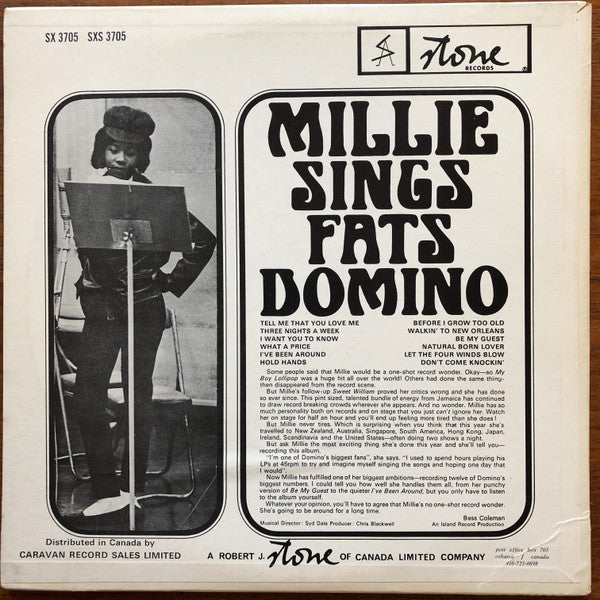 Millie Small – Millie Sings Fats Domino - 1967 Original in Shrinkwrap! VinylPursuit.com