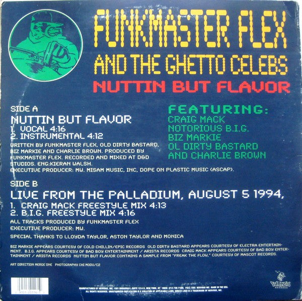 Funkmaster Flex And The Ghetto Celebs – Nuttin But Flavor - 1995 Original VinylPursuit.com