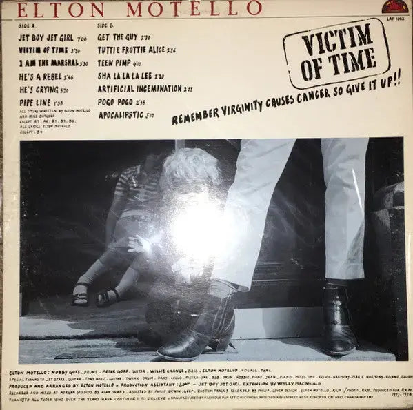 Elton Motello – Victim Of Time - 1979 Pressing VinylPursuit.com