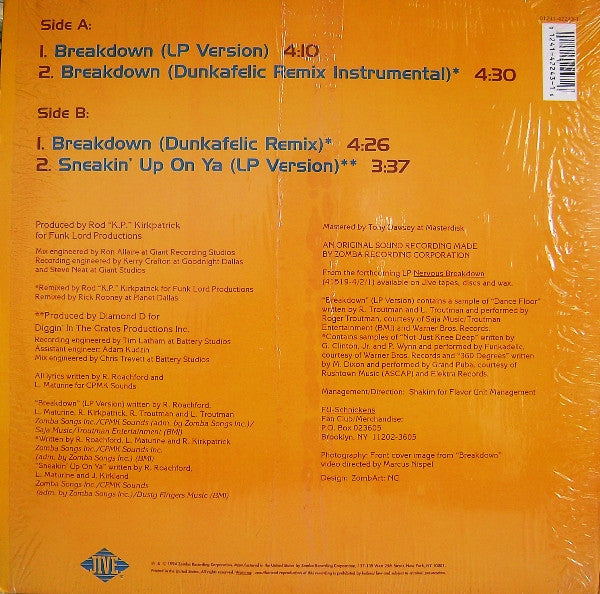 Fu-Schnickens – Breakdown - 1994 US Pressing in Shrinkwrap! VinylPursuit.com