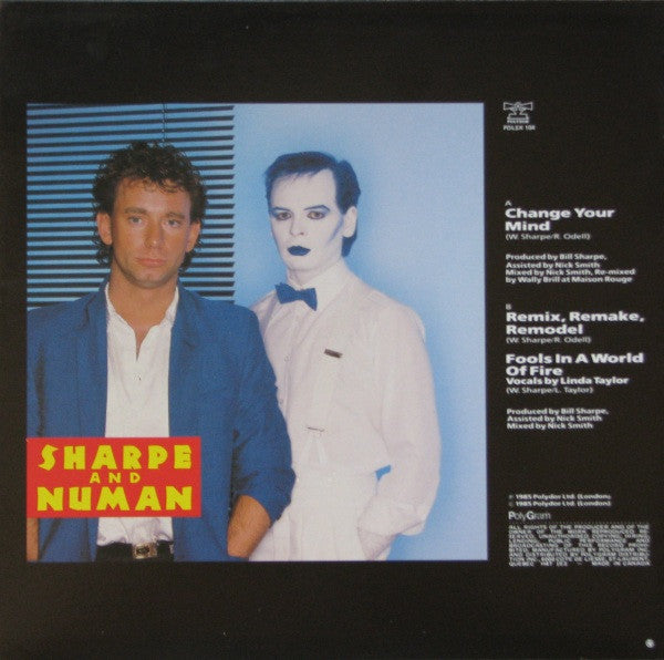 Gary Numan and Bill Sharpe – Change Your Mind - 1985
