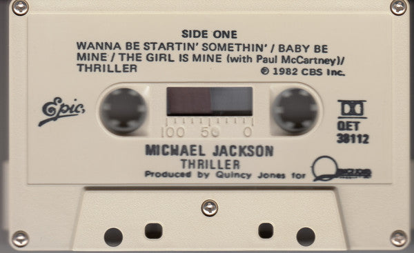 Michael Jackson – Thriller - 1982 Cassette VinylPursuit.com