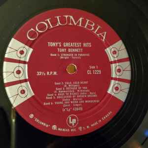 Tony Bennett – Tony's Greatest Hits - 1962 Mono Original! VinylPursuit.com