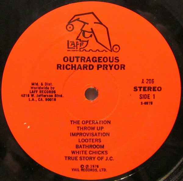 Richard Pryor – Outrageous - 1979 US Original VinylPursuit.com