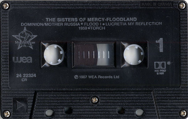 The Sisters Of Mercy – Floodland - 1987 Cassette VinylPursuit.com