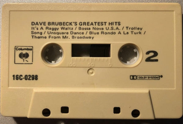 Dave Brubeck – Dave Brubeck's Greatest Hits - Cassette VinylPursuit.com
