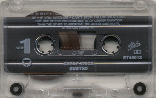 Cheap Trick – Busted - 1990 US Cassette VinylPursuit.com