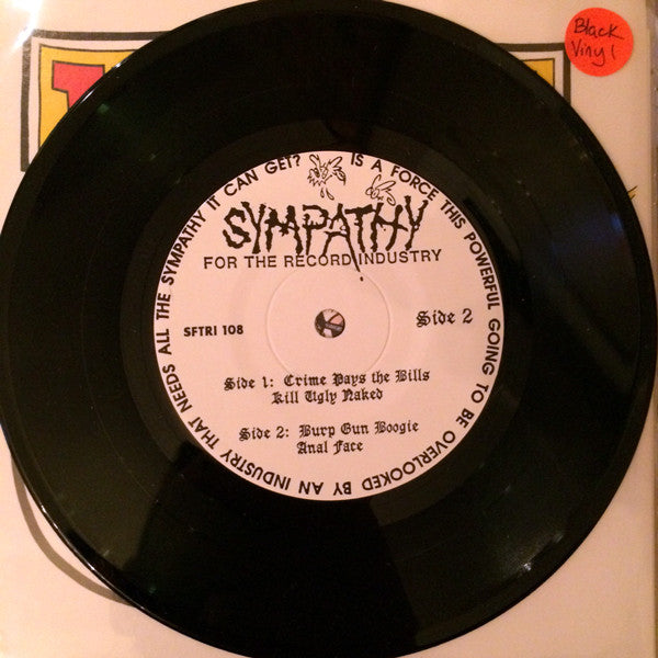 Tesco Vee's Hate Police – Crime Pays The Bills - 7" Single, 1991 US Original Vinyl Pursuit Inc