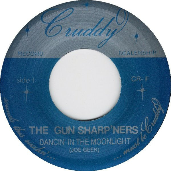 The Gun Sharp'ners – Dancin' In The Moonlight / Do You Care Theme - 7" Single, 1990 US Pressing Vinyl Pursuit Inc