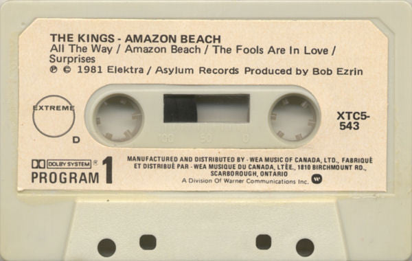 The Kings – Amazon Beach, 1981 Cassette VinylPursuit.com