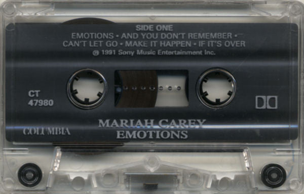 Mariah Carey – Emotions - 1991 Cassette VinylPursuit.com