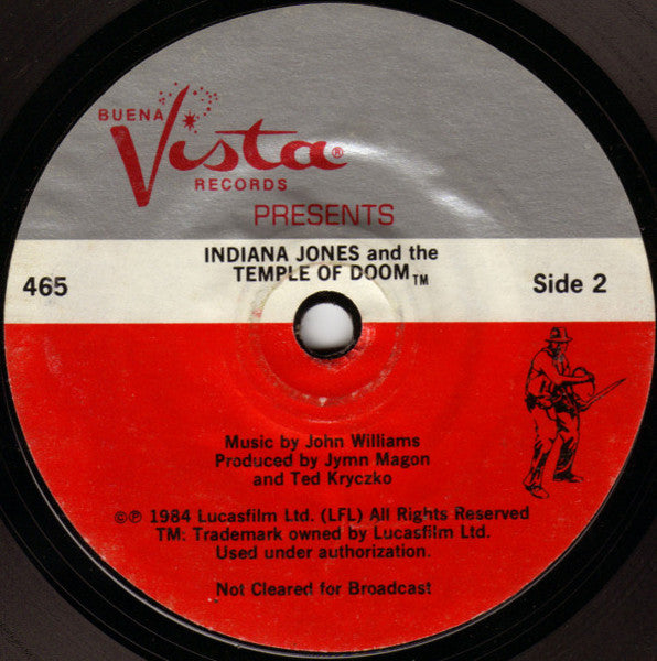 Indiana Jones And The Temple Of Doom -  7" Single - 1984 Original with Booklet! Vinyl Pursuit Inc