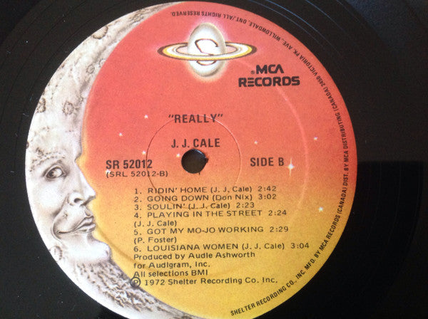 JJ Cale – Really - Early Pressing! Vinyl Pursuit Inc