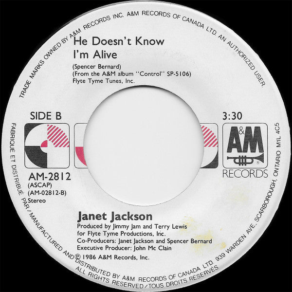 Janet Jackson – What Have You Done For Me Lately - 7" Single Vinyl Pursuit Inc
