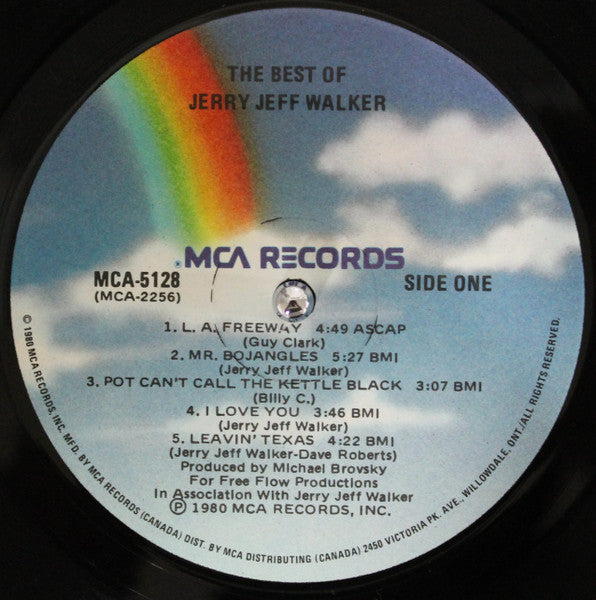 Jerry Jeff Walker – The Best Of Jerry Jeff Walker – 1980 Compilation - Vinyl Pursuit Inc