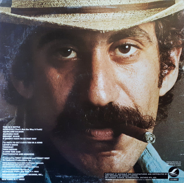 Jim Croce – Time In A Bottle / Jim Croce's Greatest Love Songs - 1980 Original VinylPursuit.com