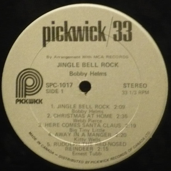Jingle Bell Rock - The Original Bobby Helms Hit! Vinyl Pursuit Inc