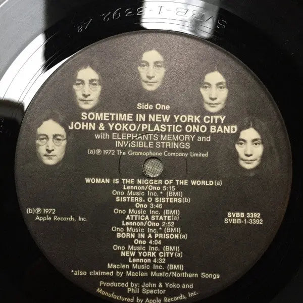 John and Yoko / Plastic Ono Band – Some Time In New York City - 1972 Original Modern Graphics Printing Vinyl Pursuit Inc