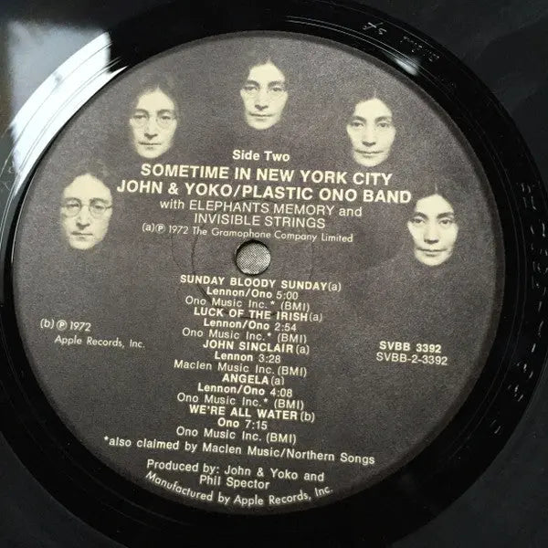 John and Yoko / Plastic Ono Band – Some Time In New York City - 1972 Original Modern Graphics Printing Vinyl Pursuit Inc