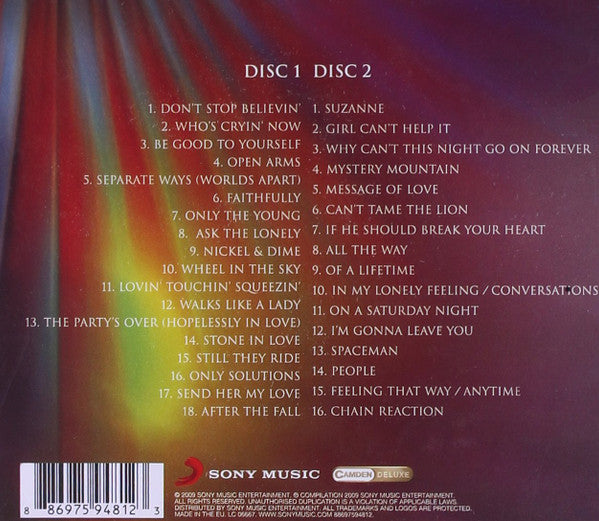 Journey – Don't Stop Believin': The Best Of Journey - CD Compilation Vinyl Pursuit Inc