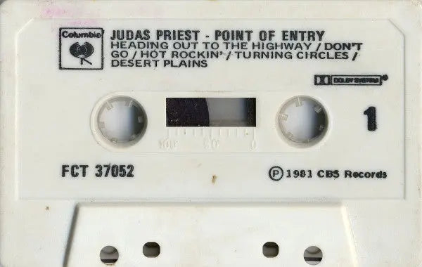 Judas Priest – Point Of Entry - 1981 Cassette VinylPursuit.com