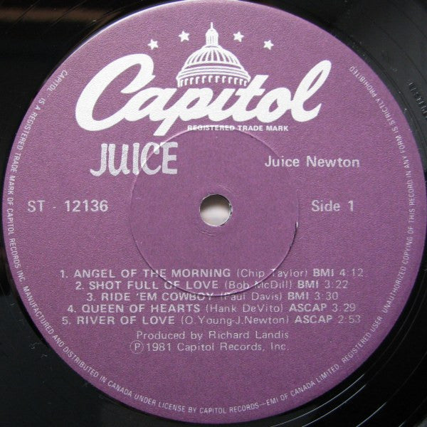 Juice Newton – Juice - 1981 Original! VinylPursuit.com