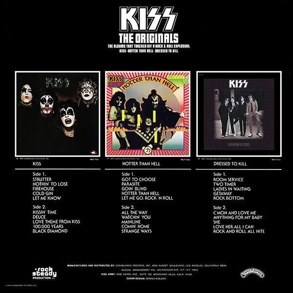 Kiss – The Originals - 1976 US Early Pressing Vinyl Pursuit Inc
