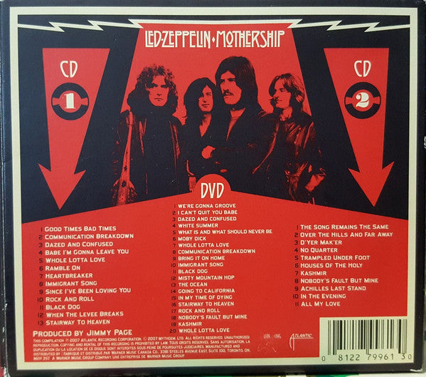 Led Zeppelin – Mothership - CD + DVD Vinyl Pursuit Inc
