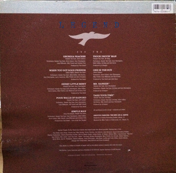 Lynyrd Skynyrd – Legend - 1987 Original! VinylPursuit.com