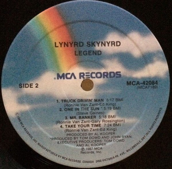 Lynyrd Skynyrd – Legend - 1987 Original! VinylPursuit.com