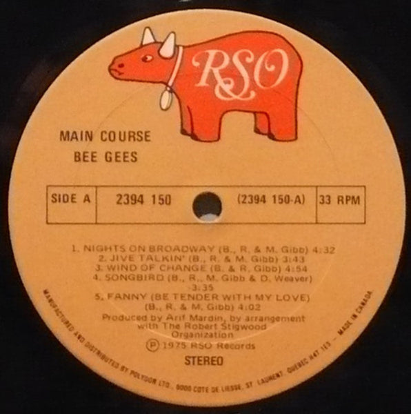 Bee Gees Main Course Vinyl Pursuit Inc