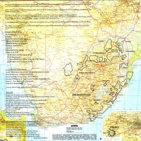 Manfred Mann's Earth Band – Somewhere In Afrika -1983 VinylPursuit.com