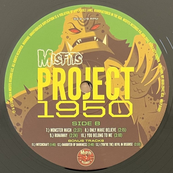 Misfits – Project 1950 - Expanded Edition VinylPursuit.com