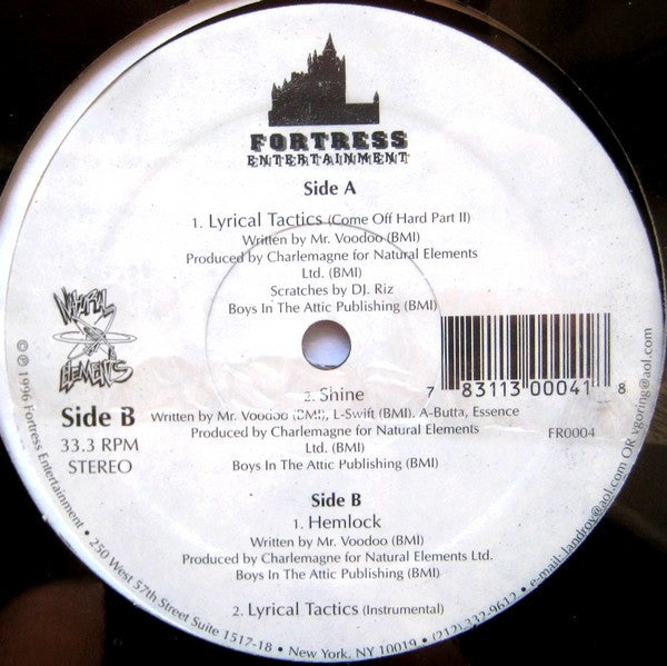 Mister Voodoo – Lyrical Tactics -  1996 Original, Rare VinylPursuit.com