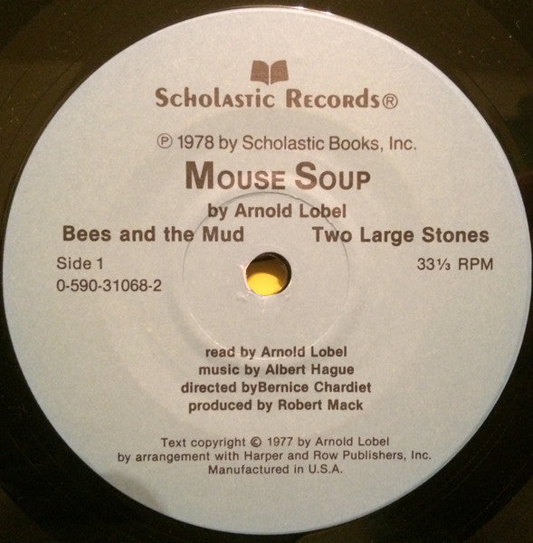Mouse Soup- Arnold Lobel –  7" Single 1978 Vinyl Pursuit Inc