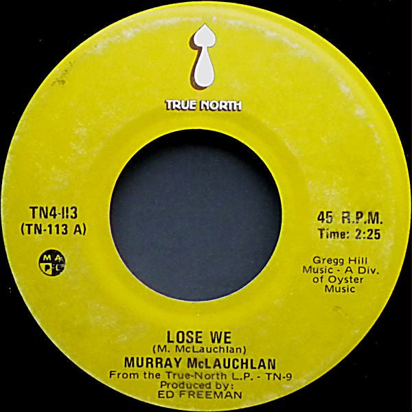 Murray McLauchlan – Lose We, The Farmer's Song -  7" Single, 1973 Vinyl Pursuit Inc