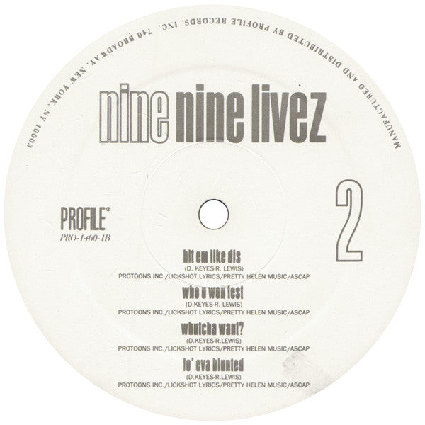 Nine – Nine Livez - 1995 Original! VinylPursuit.com