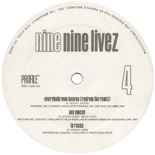 Nine – Nine Livez - 1995 Original! VinylPursuit.com