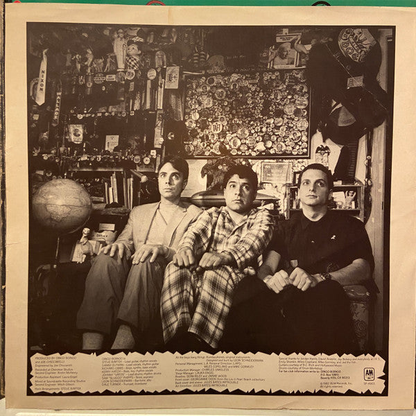 Oingo Boingo – Nothing To Fear - Rare 1982 Pressing! Vinyl Pursuit Inc