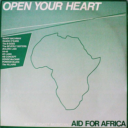 Open Your Heart - West Coast Musicians Aid For Africa - 1985 SEALED, Rare! VinylPursuit.com